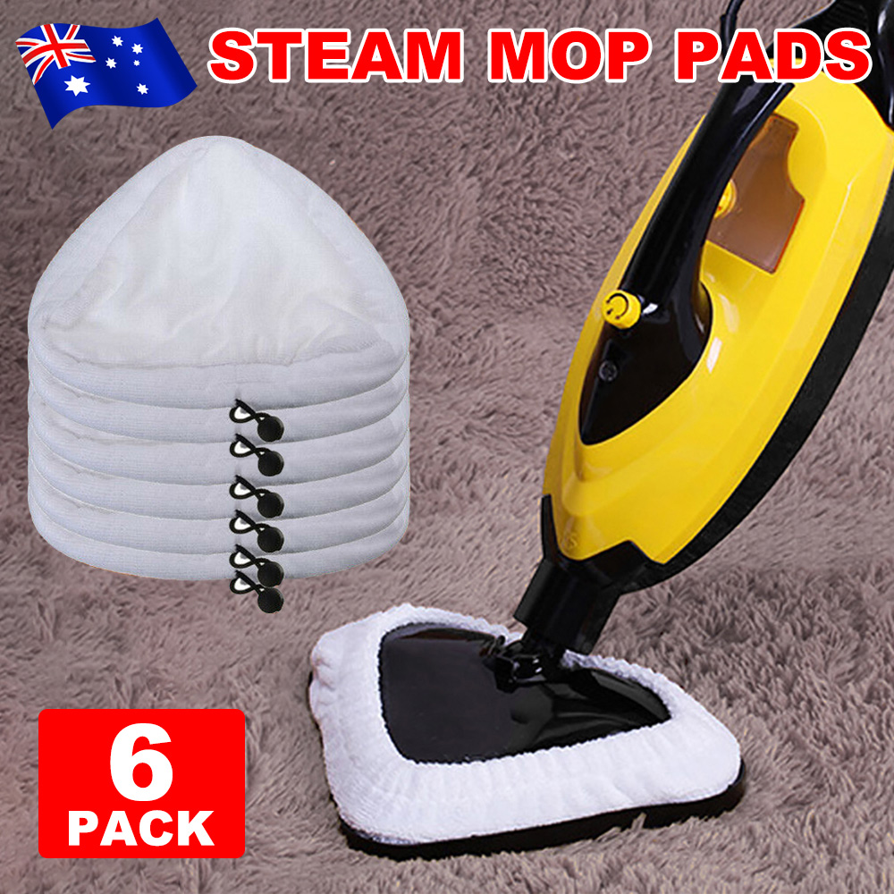 6Pcs Universal Replacement For Steam Mop Head Pad Cleaning Cloth Pads